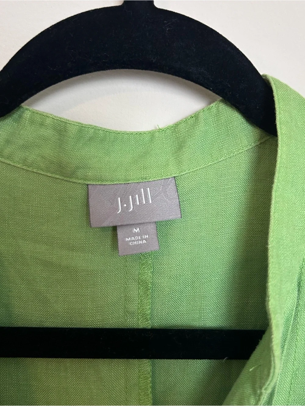J. Jill Green Linen Pintuck Pleated Sleeveless Maxi Dress Medium Coastal